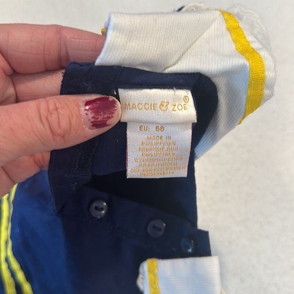 Maggie & Zoe dress size 3-6 months nautical boat dress - Picture 8 of 10